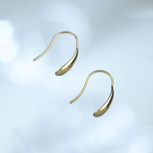 【受注生産】K10 ドロップ フックピアス