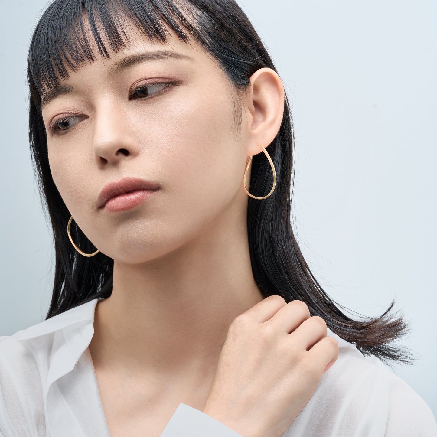 K10 ひねり フープピアス