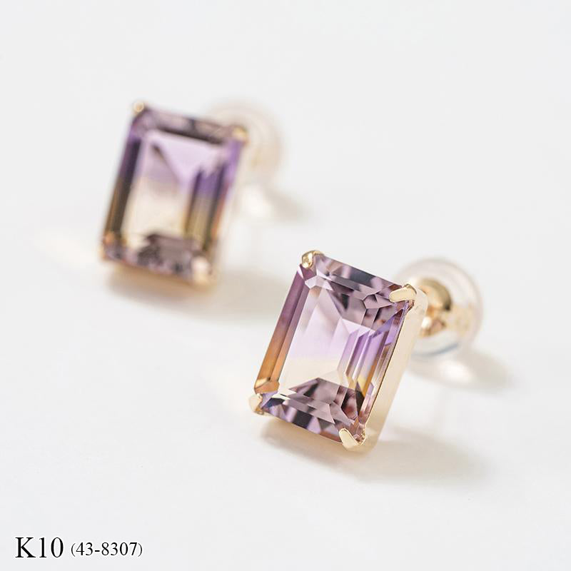 K10 / K18 アメトリン ピアス