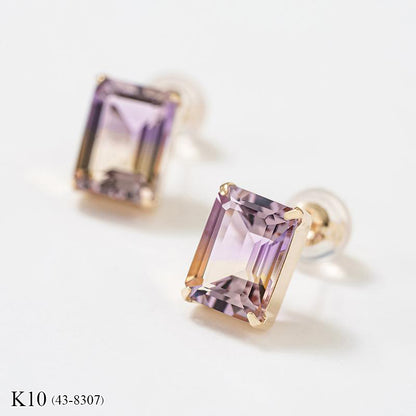K10 / K18 アメトリン ピアス