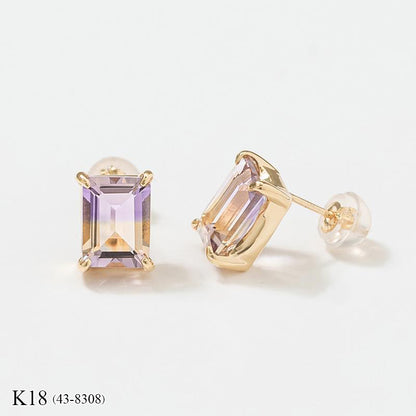 K10 / K18 アメトリン ピアス