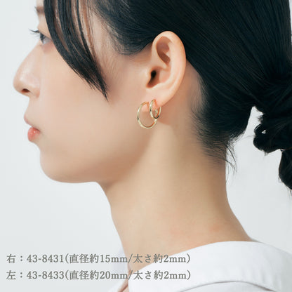 K10 フープピアス 2×20