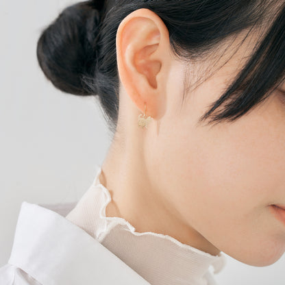 K10 親子ネコ フックピアス