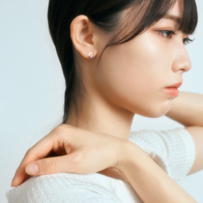 K10 アイオライト スタッドピアス