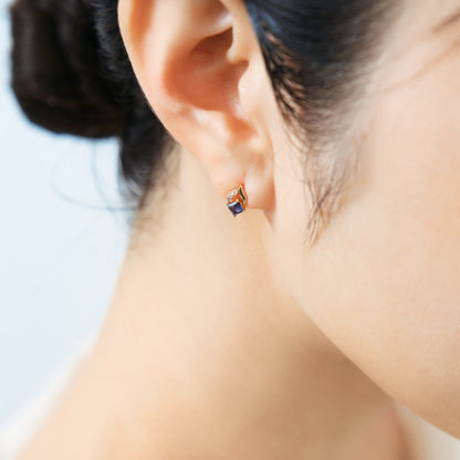 K10 アイオライト スタッドピアス