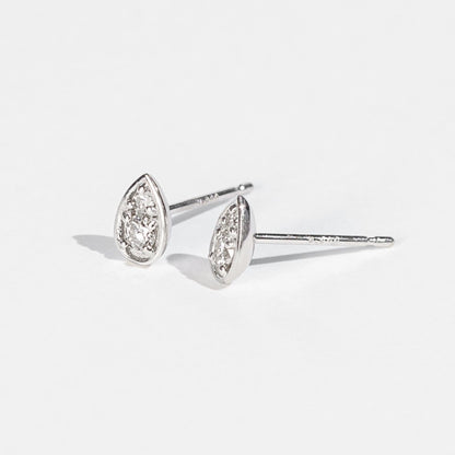 Pt900 ダイヤモンド 0.12ct ドロップ ピアス