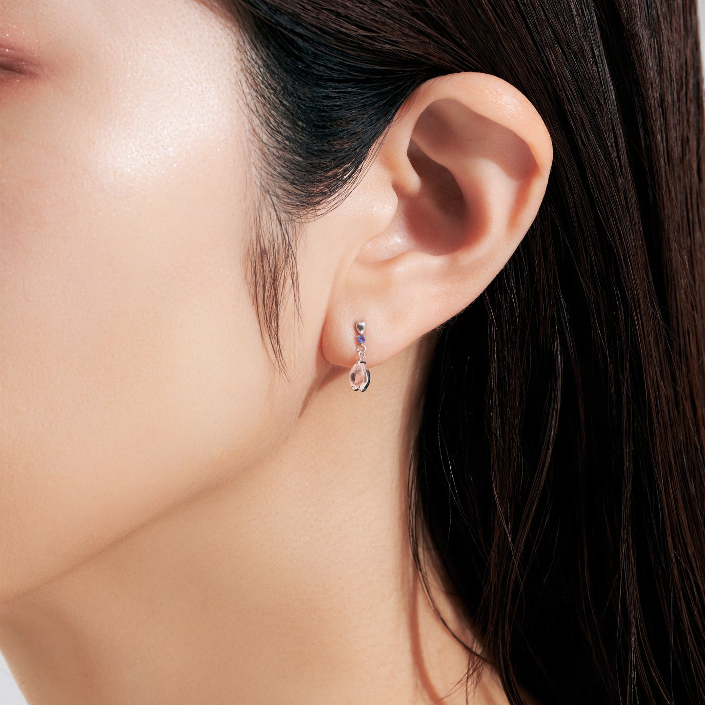 【予約販売】SV925 夜桜 スタッドピアス