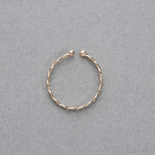 K10 シンプル イヤーカフ（デザイン：C）